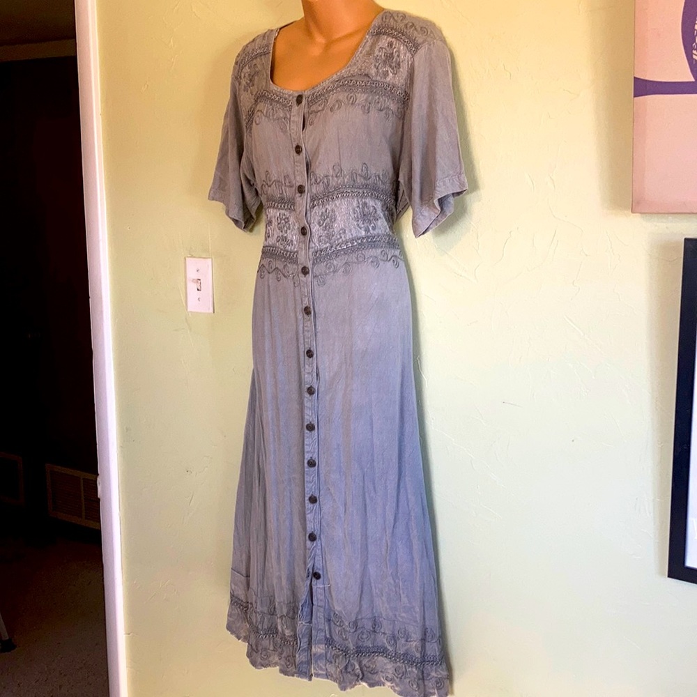 Lovely Boho Indian rayon maxi dress